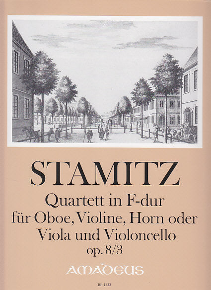Stamitz, Quartett in F, op. 8/3 (Amadeus Verlag)