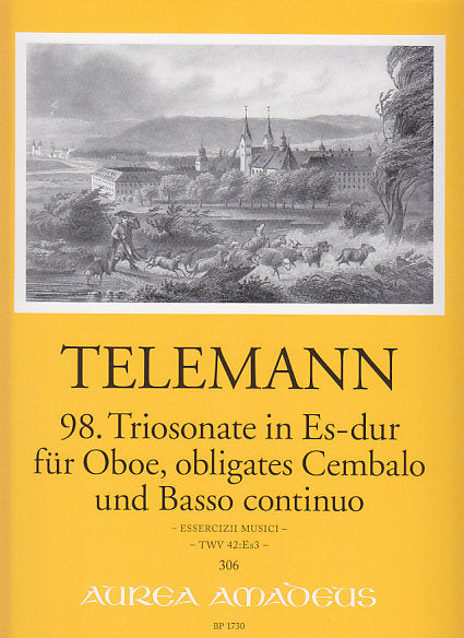 Telemann, Sonata TWV 42/Es3 (Ob,Cemb,Bc) (Amadeus Verlag)