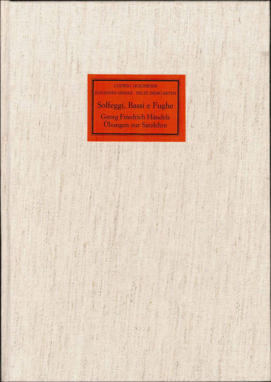 Holtmeier, Solfeggi, Bassi e Fughe (Noetzel)