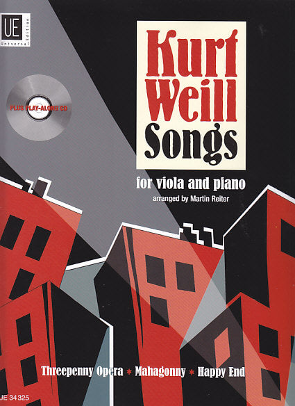 Weill, Songs (Va,Pf: +CD) (Universal)