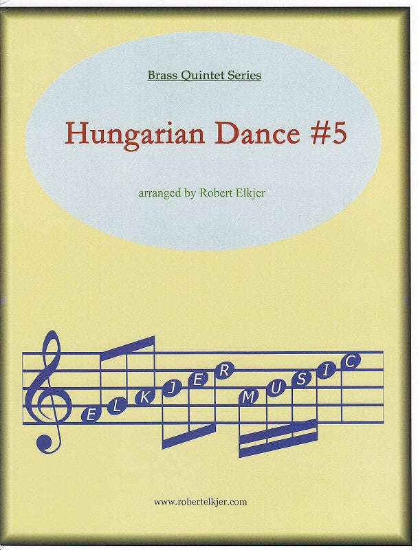 Brahms, Hungarian Dance No. 5 (Qnt) (Elkjer Music)