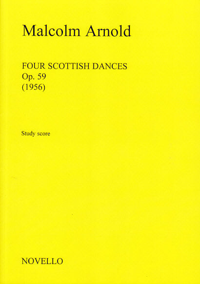 Arnold, 4 Scottish Dances op. 59 (Paterson's/Novello)