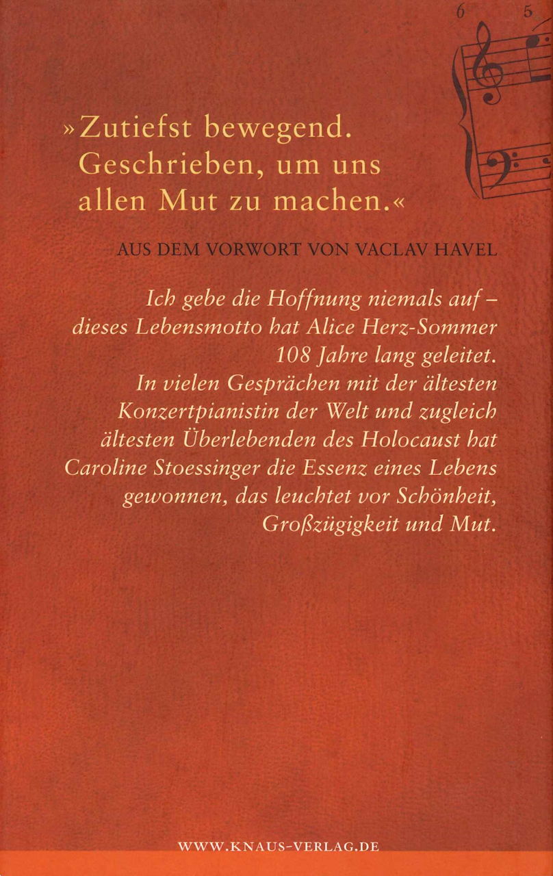 Stoessinger, Ich gebe die Hoffnung (A Knase)