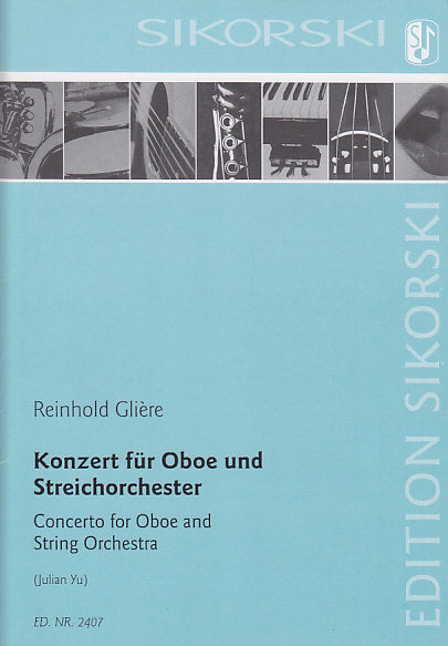 Gliere, Concerto for Oboe after op. 82 (Sikorski)