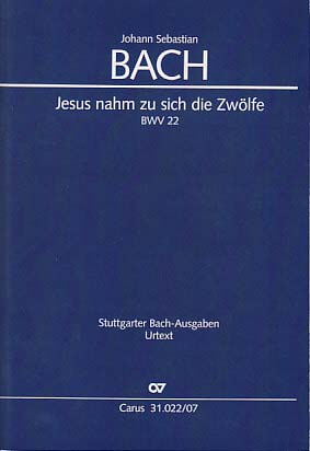 Bach, Cantata No. 22 (Leisinger) (Carus)