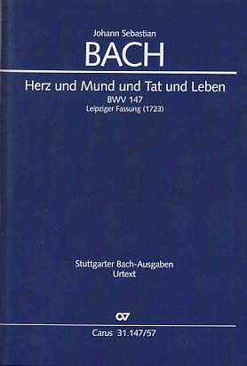 Bach, Cantata No.147 (Leipzig ver. 1723) (Carus)