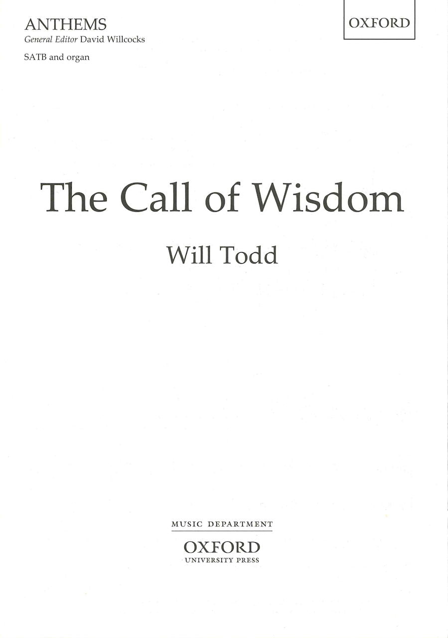 Todd, Call of Wisdom (Oxford University Press)