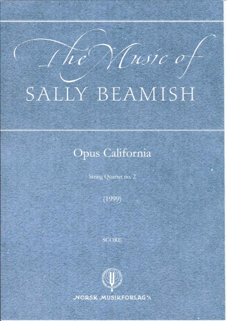 Beamish, Opus California (Score) (Norsk)