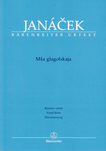 Janacek, Msa glagolskaja 1928 Vocal Scor (Barenreiter)