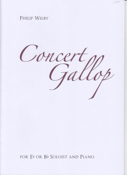 Wilby, Concert Gallop (Brass Inst,Pf) (Winwood Music)