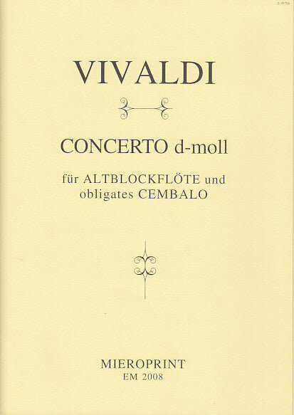 Vivaldi, Concerto op. 3/8 ind (ARec,Kbd) (Mieroprint)