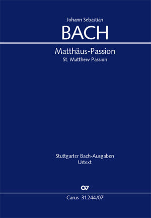 Bach, BWV 244 Matthaus-Passion (Carus)