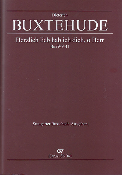 Buxtehude, Herzlich lieb hab ich dich (Carus)