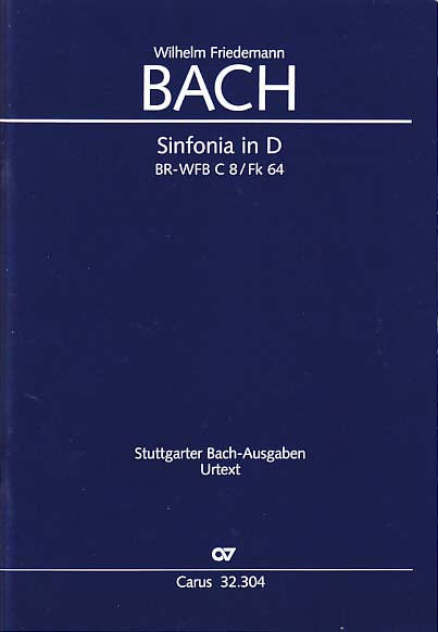 Bach,W.F., Sinfonia in D BR-WFB C8 Fk 64 (Carus)