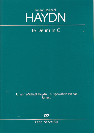 Haydn,M., Te Deum in C (Carus)
