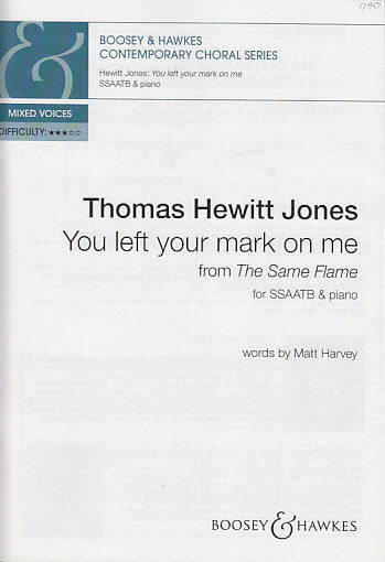 Hewitt Jones, You left your mark on me (Boosey)