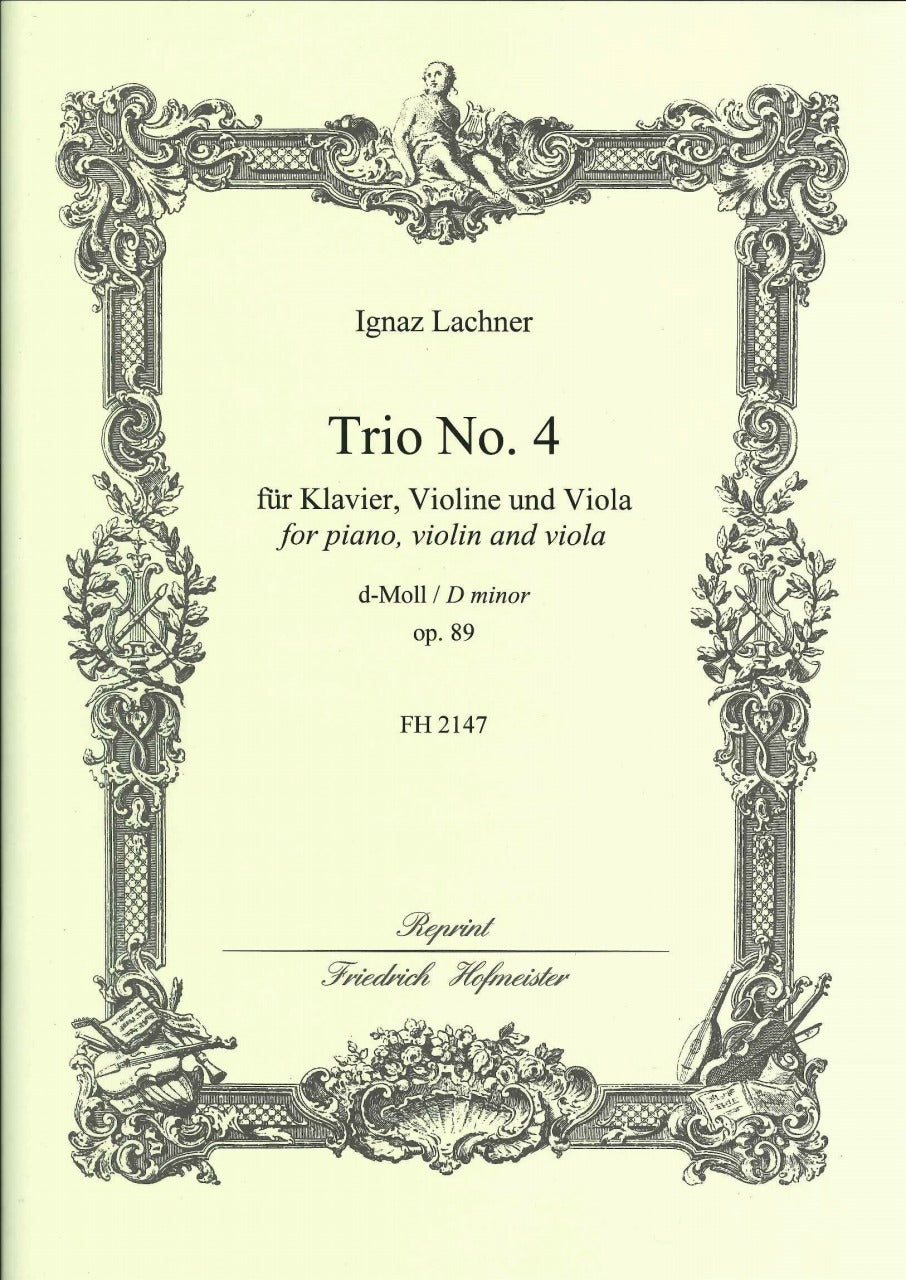 Lachner, Trio Nr. 4, in d, op. 89 (Hofmeister)