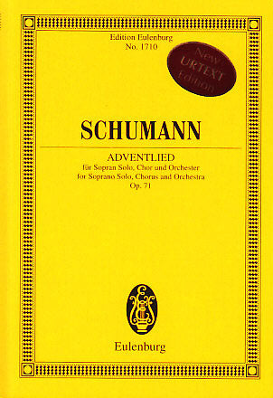 Schumann, Adventlied op. 71 (Eulenburg)
