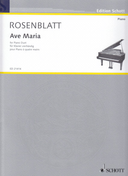 Rosenblatt, Ave Maria (Schott)