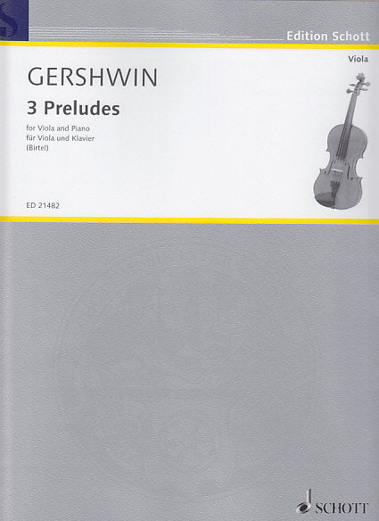 Gershwin, 3 Preludes (Schott)
