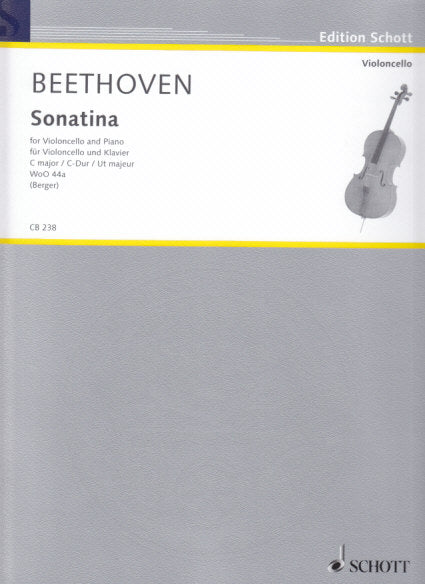 Beethoven, Sonatina WoO 44a in C (Vc,Pf) (Schott)
