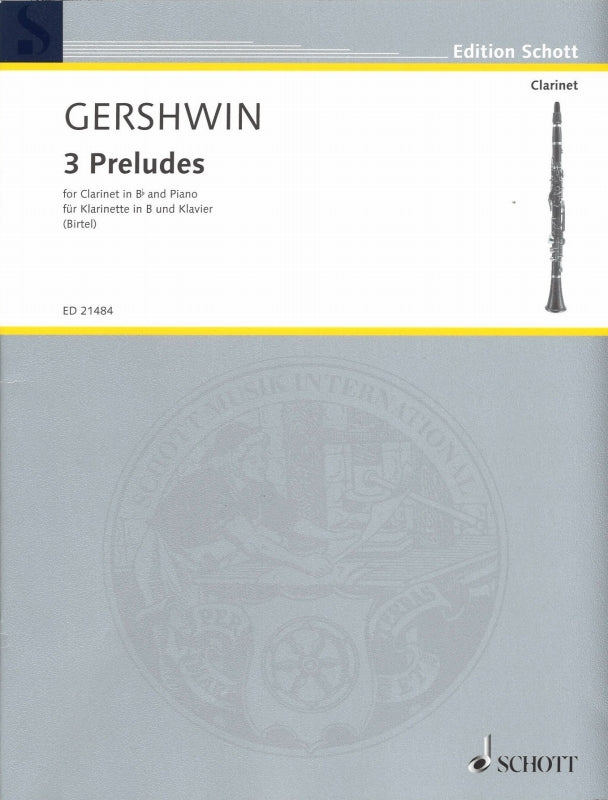 Gershwin, 3 Preludes (Schott)