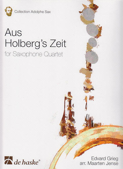 Grieg, Aus Holbergs Zeit (SATBr Sax) (De Haske)