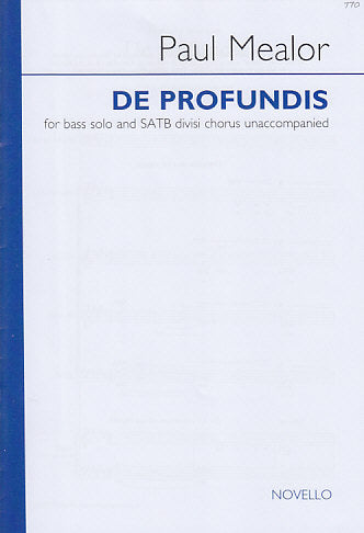 Mealor, De profundis (B Solo,SATB) (Novello)