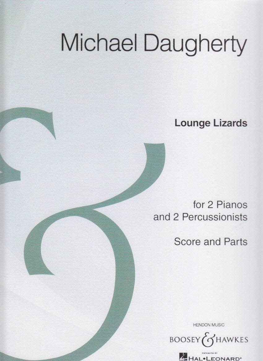Daugherty, Lounge Lizards (2Pf,2Perc) (Boosey)