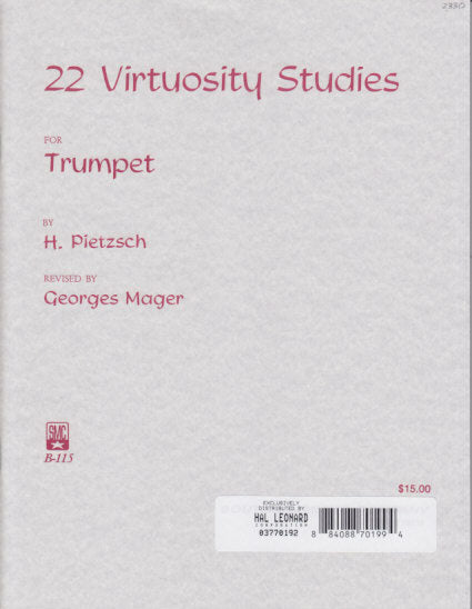 Pietzsch, 22 Virtuosity Studies (Southern)