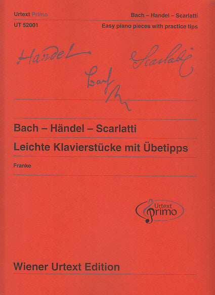 Urtext Primo: Bach, Handel, Scarlatti (Wiener Urtext Edition)