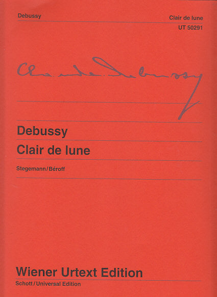 Debussy, Clair de lune (Stegemann/Beroff (Wiener Urtext Edition)