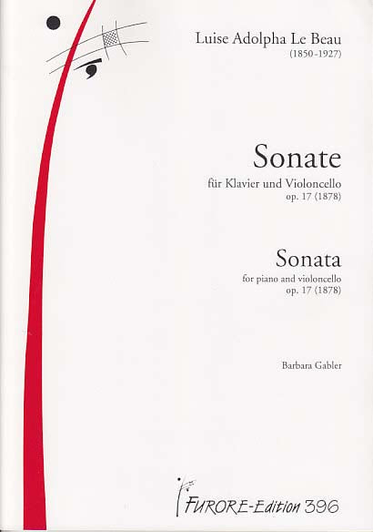 Le Beau, Sonata op. 17 in D (1878) (Furore)
