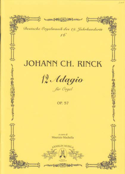 Rinck, 12 Adagio op. 57 (Armelin Musica)