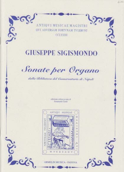 Sigismondo, Sonate per organo (Armelin Musica)