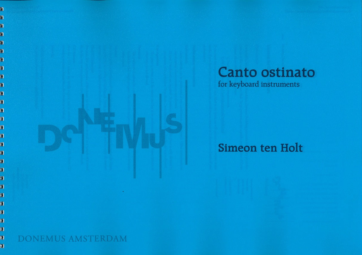 Holt,ten, Canto ostinato (1976-79) (Donemus)