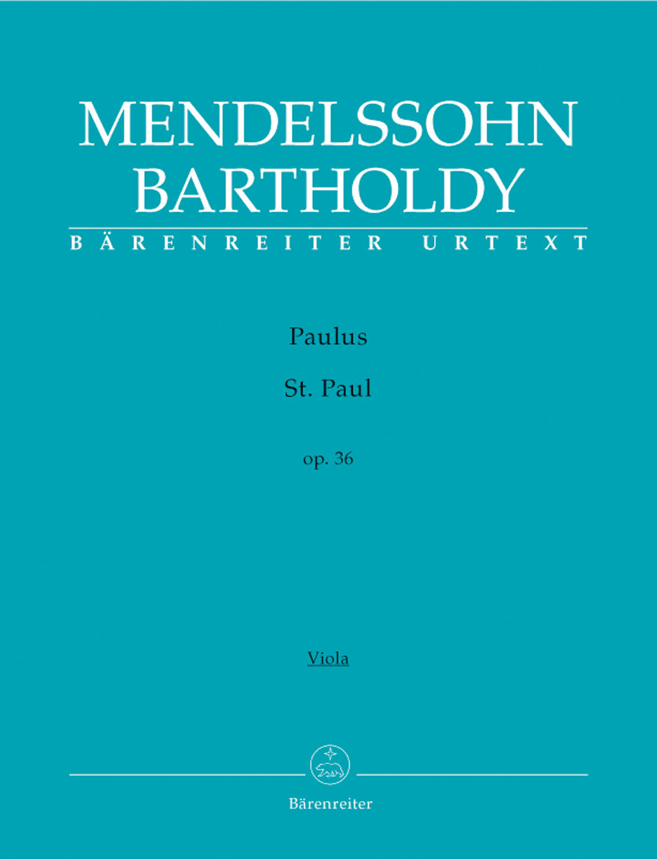 Mendelssohn, Paulus op. 36 Viola (Barenreiter)