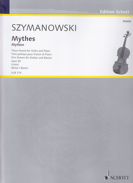 Szymanowski, Mythes op. 30 (Schott)