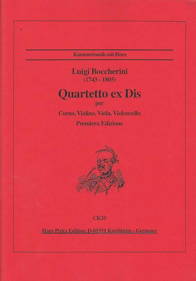 Boccherini, Quartetto ex Dis (Pizka)