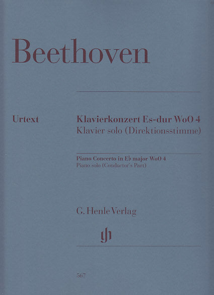 Beethoven, Concerto WoO 4 in Eb (Henle)