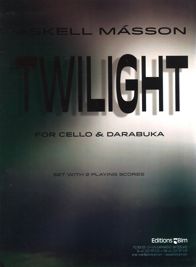 Masson, Twilight (Vc,Perc) (Bim)