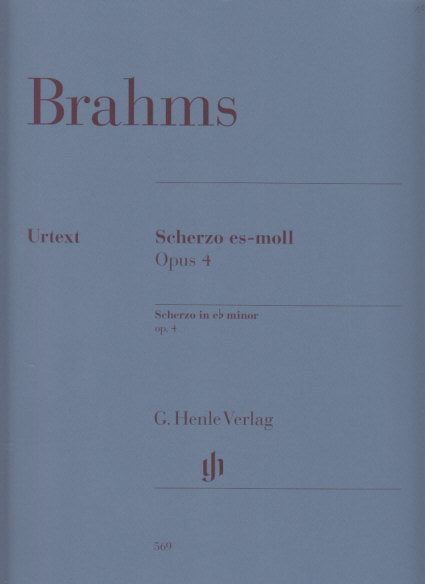 Brahms, Scherzo op. 4 in e flat min. (Henle)