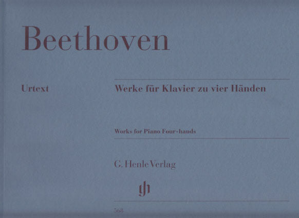 Beethoven, Werke fur Klavier 4 Hd.(rev.) (Henle)