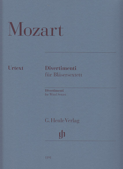 Mozart, 5 Divertimenti (2Ob,2Hn,2Bn) (Henle)