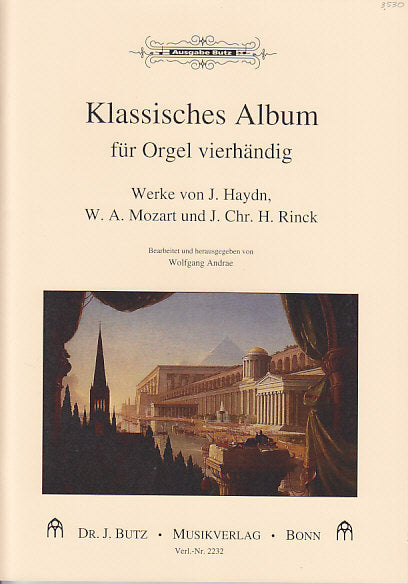 Klassisches Album fur Orgel zu 4-handig (Butz)