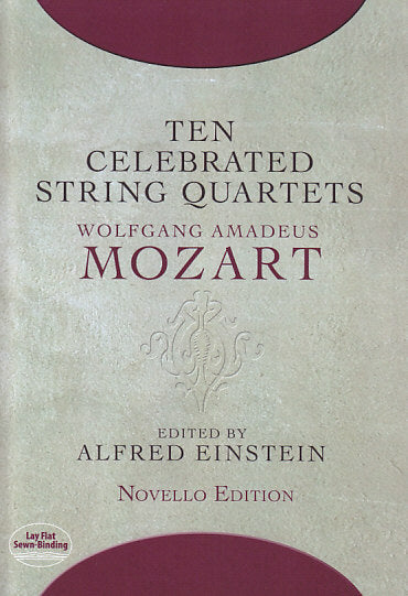 Mozart, 10 Celebrated String Quartets (Dover)
