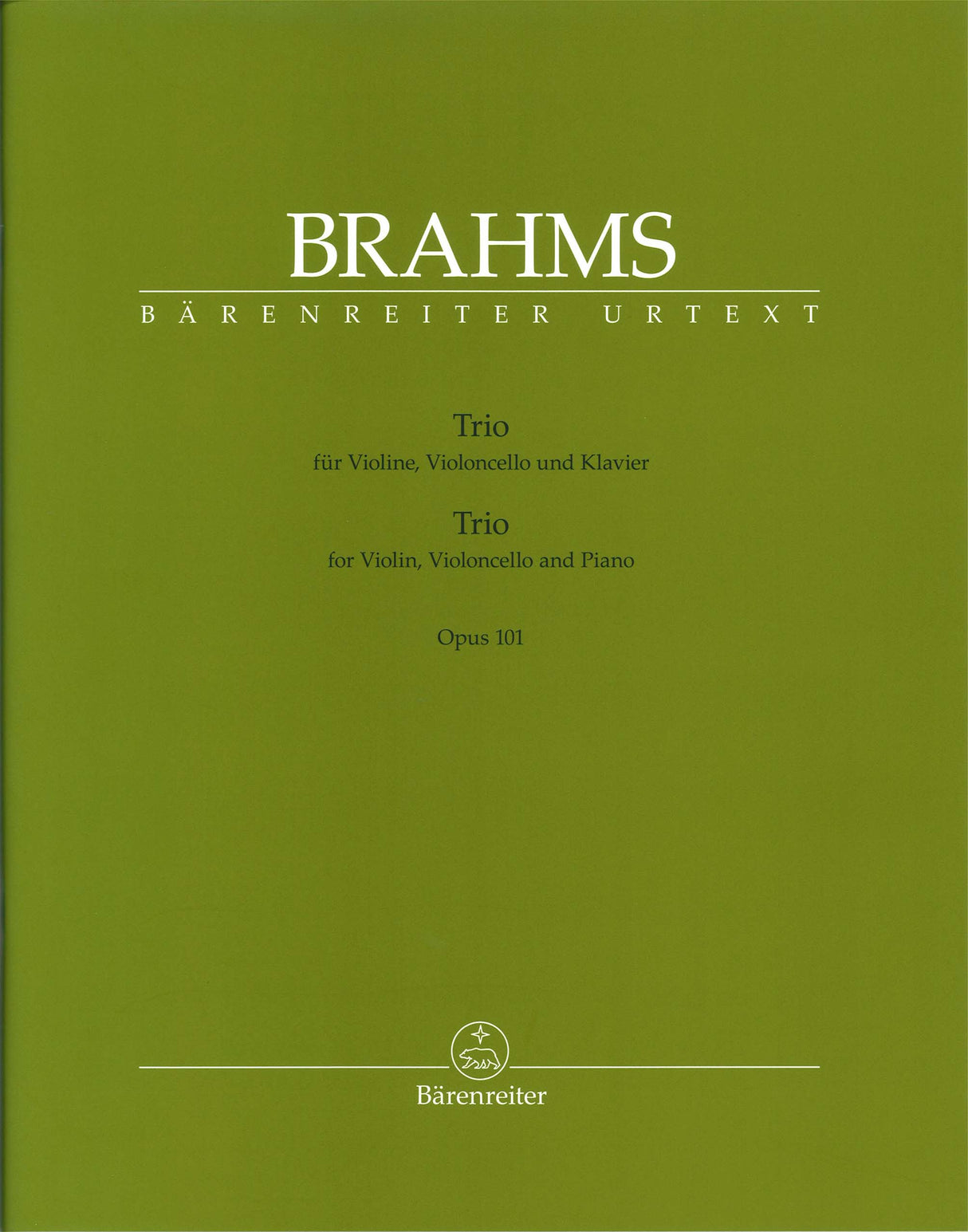 Brahms, Piano Trio No. 3 op. 101 (Barenreiter)