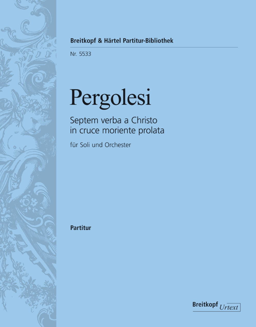 Pergolesi, Septem verba a Christo (Breitkopf)