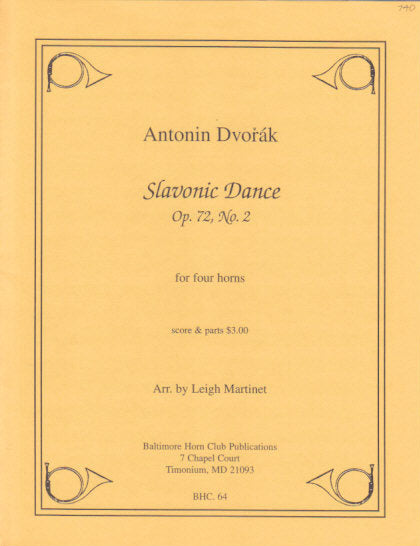 Dvorak, Slavonic Dance op. 72/2 (4Hn) (Baltimore Horn Club)