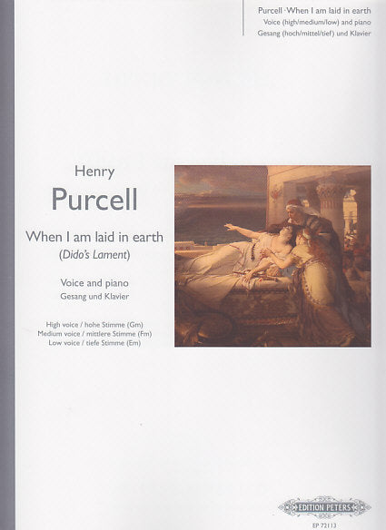 Purcell, When I am laid in earth (H/M/L) (Peters)